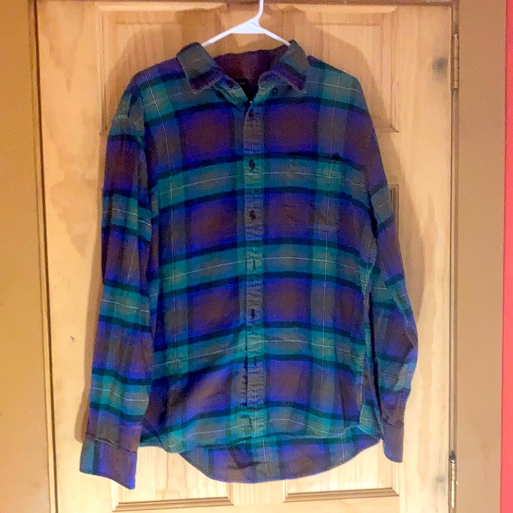 Size large Land’s End flannel shirt